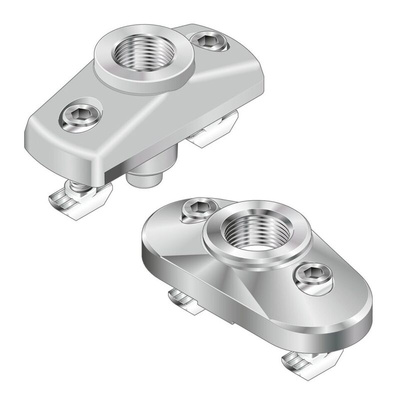 Bosch Rexroth G 1/2in Connecting Clamp Connecting Component, Strut Profile 45 mm, Groove Size 10mm