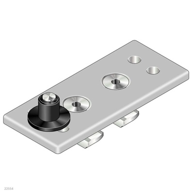 Bosch Rexroth Die Cast Zinc Door Hinge, 8 mm, 10 mm Slot