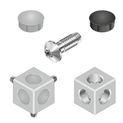 Bosch Rexroth Corner Connector Connecting Component, Strut Profile 45 x 45 mm, Groove Size 10mm