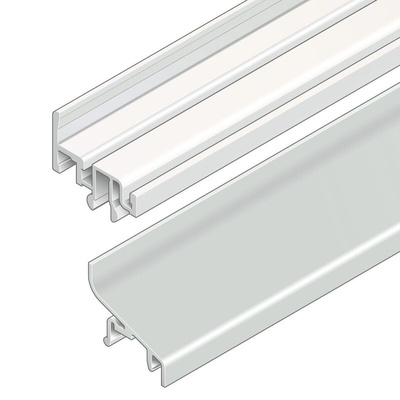 Bosch Rexroth Grey Aluminium Panel Strip, 8mm Groove Size, 2m Length