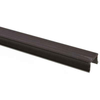 Bosch Rexroth Black PVC Cover Strip, 8mm Groove Size, 1m Length