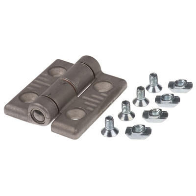 Bosch Rexroth Aluminium, Die Cast Aluminium Door Hinge, MGE, 6mm Slot, 20 mm Strut Profile