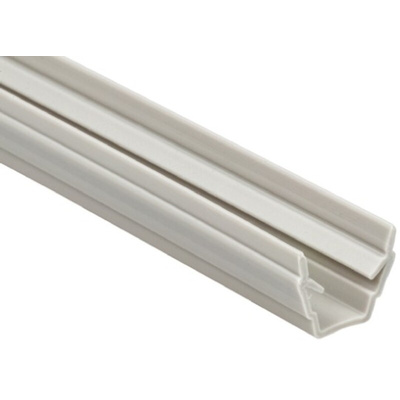 RS PRO Grey PP Cover Strip, 6mm Groove Size, 2m Length