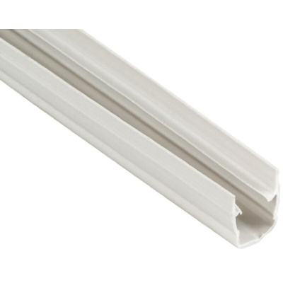 RS PRO Grey PP Cover Strip, 8mm Groove Size, 2m Length