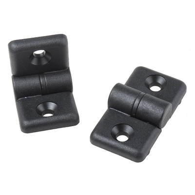 RS PRO Door Hinge, 40, 8mm Slot, 40 mm Strut Profile