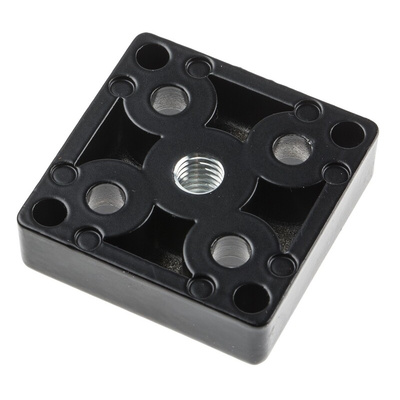 RS PRO M5, M8 Thread Base Plate, 5mm Groove