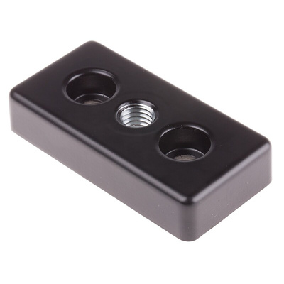 RS PRO M12, M8 Thread Base Plate, 8mm Groove