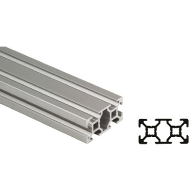 Bosch Rexroth Silver Aluminium Profile Strut, 20 x 40 mm, 6mm Groove, 3000mm Length