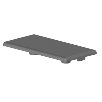 RS PRO Black End Cap, 20 x 40 mm Strut Profile, 5mm Groove