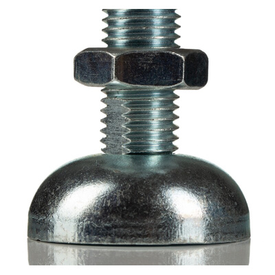 Bosch Rexroth M16 Thread Steel Adjustable Foot, 44mm 10mm Groove