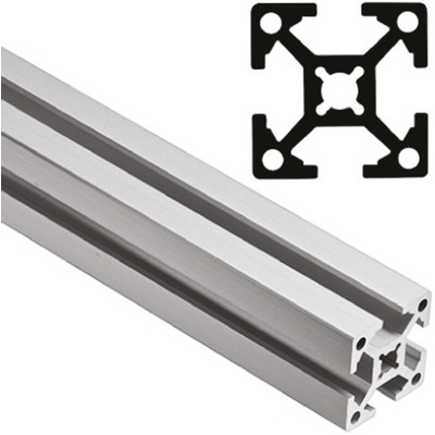 FlexLink Silver Aluminium Profile Strut, 22 x 22 mm, 5.6mm Groove, 1000mm Length, Series XD