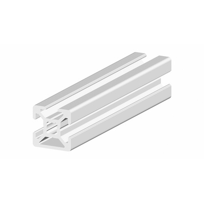RS PRO Silver Aluminium, Anodized Profile Strut, 20 x 20 mm, 6mm Groove, 3m Length