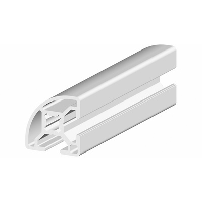 RS PRO Silver Aluminium, Anodized Profile Strut, 30 x 30 mm, 8mm Groove, 3m Length