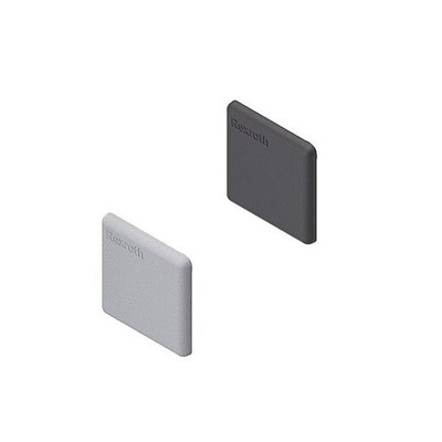 Bosch Rexroth Black PP Cover Cap, 20 x 20 Strut Profile, 6mm Groove