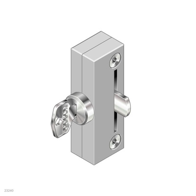 Bosch Rexroth Die Cast Zinc Different Lock, EcoSafe, 8 mm, 10 mm Slot, 30 x 30 mm Strut Profile