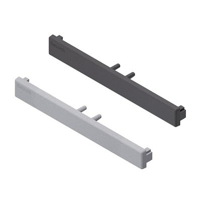 Bosch Rexroth Grey PP Cover Cap, 15 x 120 mm Strut Profile, 8mm Groove
