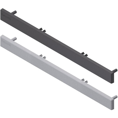 Bosch Rexroth Black PP Cover Cap, 15 x 180 mm Strut Profile, 10mm Groove