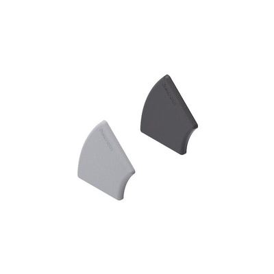 Bosch Rexroth Black PP Cover Cap, 8mm Groove