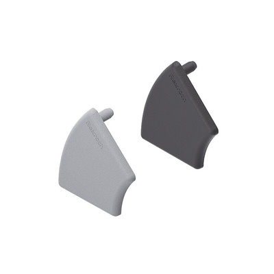 Bosch Rexroth Grey PP Cover Cap, 10mm Groove