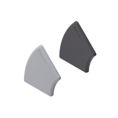 Bosch Rexroth Black PP Cover Cap, 10mm Groove