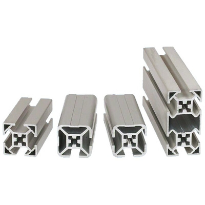 FlexLink Silver Aluminium Profile Strut, 30 x 30 mm, 7.2mm Groove, 3000mm Length, Series XF