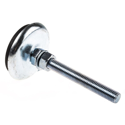 FlexLink M12 Thread Steel Adjustable Foot, 11mm Groove
