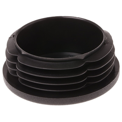 Rose+Krieger Black Round Tube Plug, 60 mm Strut Profile