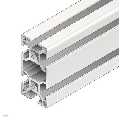 Bosch Rexroth Silver Aluminium Profile Strut, 30 x 60 mm, 8mm Groove, 3000mm Length