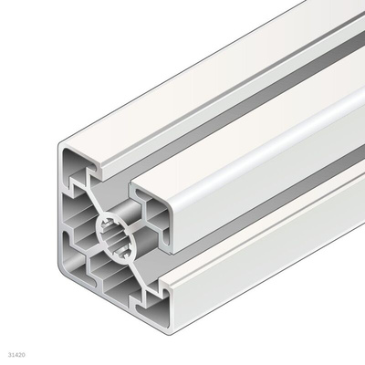 Bosch Rexroth Silver Aluminium Profile Strut, 45 x 45 mm, 10mm Groove, 3000mm Length