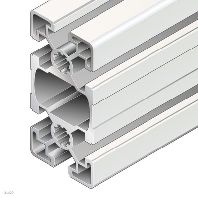 Bosch Rexroth Silver Aluminium Profile Strut, 45 x 90 mm, 10mm Groove, 2000mm Length