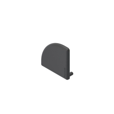 Bosch Rexroth Black Polypropylene End Cap, 45 x 45 mm Strut Profile, 10mm Groove