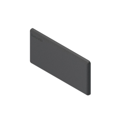Bosch Rexroth Black Polypropylene Rectangular End Cap, 45 x 90 mm Strut Profile, 10mm Groove