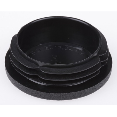 Rose+Krieger Black Round Tube Plug, 50 mm Strut Profile