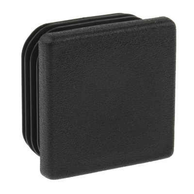 Rose+Krieger Black Square Tube Plug, 40mm 40 mm Strut Profile