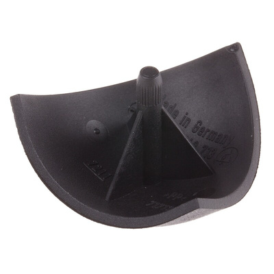 Bosch Rexroth Black Polypropylene Corner Bracket Cap, 30 x 30R Strut Profile, 8mm Groove