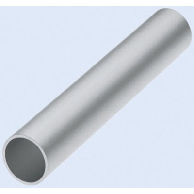 Rose+Krieger Silver Steel Round Tube, 2000mm Length, Dia. 40mm