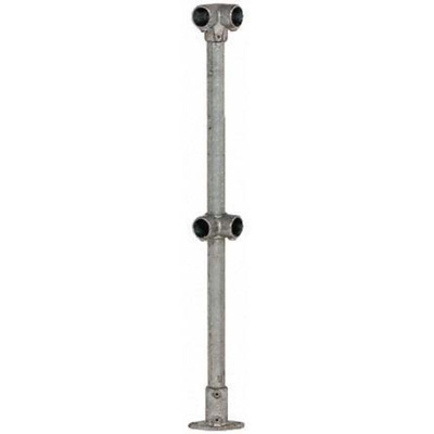 RS PRO Silver Malleable Iron Round Tube, 1100mm Length, Dia. 48.3mm