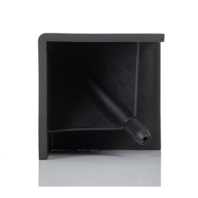Bosch Rexroth Black Polypropylene Corner Bracket Cap, 45 x 45R Strut Profile, 10mm Groove