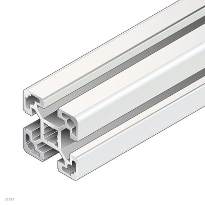 Bosch Rexroth Silver Aluminium Profile Strut, 40 x 40 mm, 10mm Groove, 3000mm Length