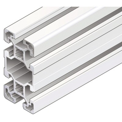 Bosch Rexroth Silver Aluminium Profile Strut, 40 x 80 mm, 10mm Groove, 2000mm Length