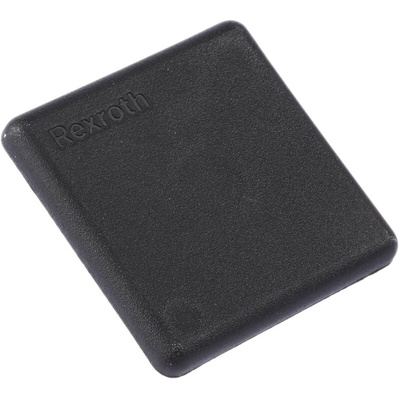 Bosch Rexroth Black Polypropylene End Cap, 40 x 40 mm Strut Profile, 10mm Groove