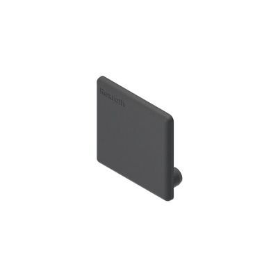 Bosch Rexroth Black Polypropylene End Cap, 50 mm Strut Profile, 10mm Groove