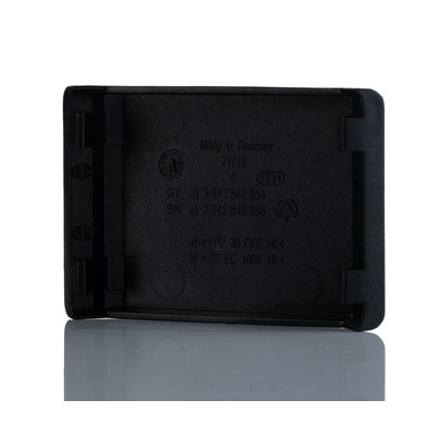 Bosch Rexroth Black Polypropylene Angle Bracket Cap, 40 x 40 mm Strut Profile, 10mm Groove