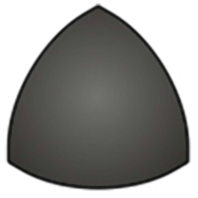 Bosch Rexroth Black Polypropylene Corner Bracket Cap, 40 x 40R Strut Profile, 10mm Groove