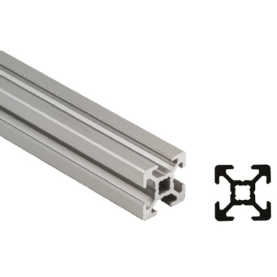 Bosch Rexroth Silver Aluminium Profile Strut, 20 x 20 mm, 6mm Groove, 3000mm Length