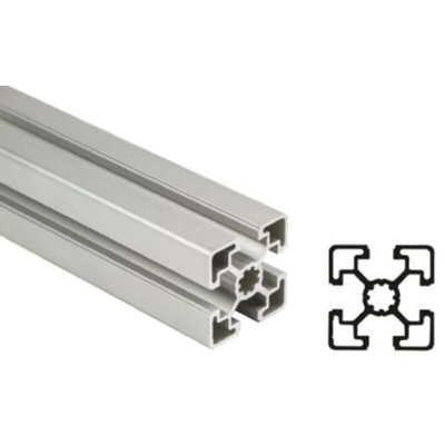 Bosch Rexroth Silver Aluminium Profile Strut, 45 x 45 mm, 10mm Groove, 1000mm Length