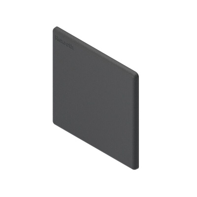 Bosch Rexroth Black Polypropylene End Cap, 80 mm Strut Profile, 10mm Groove