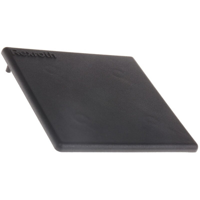 Bosch Rexroth Black Polypropylene End Cap, 80 mm Strut Profile, 10mm Groove