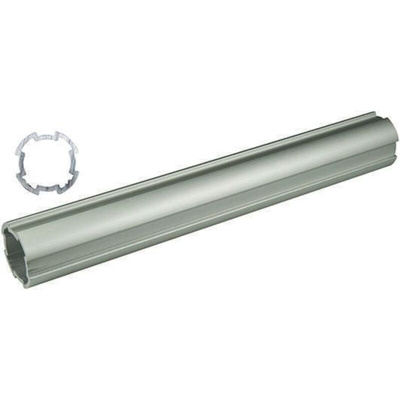 Bosch Rexroth Silver Aluminium Round Tube, 3000mm Length, Dia. 28mm, Series EcoShape