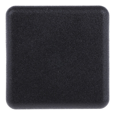 RS PRO Black End Cap, 30 x 30 mm Strut Profile, 6mm Groove